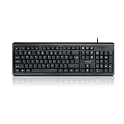 Wired USB Keyboard Laptop Office Home